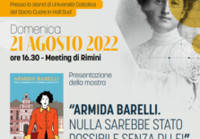 Regione Lombardia, il Consiglio Pari Opportunità partecipa al Meeting di Rimini con la mostra su Armida Barelli