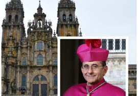 L’arcivescovo Mario Delpini incontra i giovani della Diocesi di Milano nella Cattedrale di Santiago de Compostela