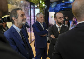 Il presidente di Regione Lombardia Attilio Fontana visita l’area che ospita il Mind