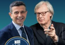 Maurizio Lupi e Vittorio Sgarbi incontrano gli elettori a Buccinasco