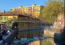 Milano, presentato nuovo sistema galleggiante per la pulizia delle acque del Naviglio Martesana
