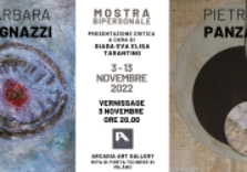 Milano, all’Arcadia Art Gallery in mostra le opere di Barbara Legnazzi e Pietro Panza