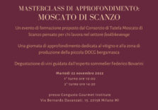 Il Consorzio Moscato di Scanzo si presenta agli esperti al Congusto, Gourmet Institute di Milano