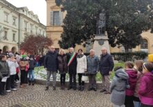 Il centenario del monumento in memoria di Giuseppe Saracco ricordato ad Acqui Terme. Presenti il sindaco Rapetti e l’assessore Gallizzi