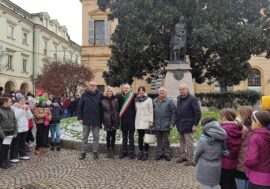 Il centenario del monumento in memoria di Giuseppe Saracco ricordato ad Acqui Terme. Presenti il sindaco Rapetti e l’assessore Gallizzi