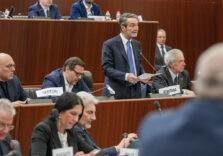 Consiglio regionale lombardo, il presidente Fontana presenta il programma della XII Legislatura