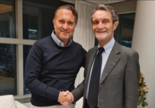 Milano, a Palazzo Lombardia il governatore Fontana incontra il presidente del Milan Jerry Cardinale