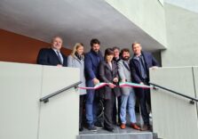 Il presidente del Consiglio regionale lombardo Romani inaugura i lavori di riqualificazione delle case Aler di Lissone