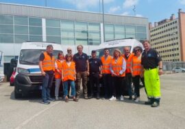 Contingente del Comune di Milano in Romagna per prestare aiuto agli alluvionati