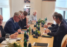 Il governatore lombardo Fontana in Slovenia incontra il ministro Matjaž Han per interscambi