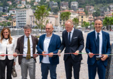 Como, inaugurato il lungolago nel tratto da Sant’Agostino a piazza Cavour