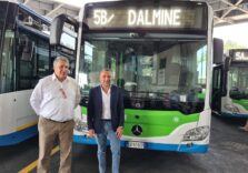 Presentati a Bergamo 13 nuovi bus ibridi per il trasporto urbano