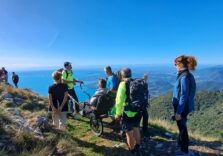 Aisla, escursione al Monte Guglielmo per 7 persone disabili di cui 5 affette da Sla