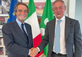 Regione Lombardia, il governatore Fontana incontra il ministro Urso
