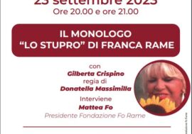 Al Cimitero Monumentale di Milano va in scena il monologo di Franca Rame “Lo stupro”, quando le Donne diventano voci