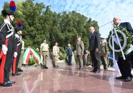 Eccidio di Cefalonia, omaggio del ministro Guido Crosetto e dell’assessore Michele Gallizzi ai soldati italiani della Divisione Acqui