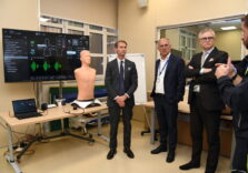 Il presidente del Consiglio regionale lombardo Federico Romani visita le sedi milanesi di Areu