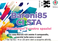 Apre a Milano “Spazio Baroni85”, nuovo hub per i giovani al Gratosoglio