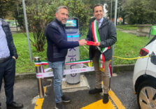 Inaugurate otto nuove colonnine ricarica auto elettriche a Corsico