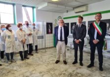 Il presidente del Consiglio regionale lombardo Federico Romani in visita all’Ospedale di Comunità di Giussano