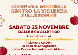 Violenza sulle donne, il 25 novembre a Milano Coldiretti “coltiva il rispetto” al farmers’ market