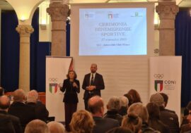 Consegna delle Benemerenze Coni Milano ad atleti, tecnici e dirigenti sportivi nella sede dell’Aci