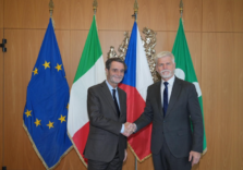 Milano a Palazzo Lombardia il governatore Fontana incontra il presidente ceco Pavel