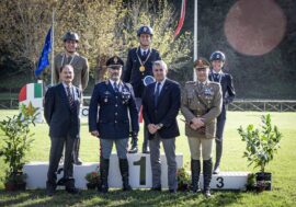 Nel “Completo Internazionale” che si è svolto al  Centro Militare di Equitazione di  Montelibretti sventola il tricolore