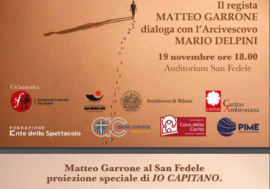 Milano, dialogo tra mons. Mario Delpini e Matteo Garrone regista di “Io Capitano”