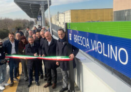 Inaugurata la nuova fermata ferroviaria ‘Brescia Violino’, sulla linea Brescia-Iseo-Edolo 