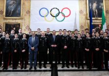 Milano, a Palazzo Marino il sindaco Giuseppe Sala incontra i nuovi carabinieri del Comando provinciale