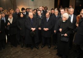 Con la partecipazione di Liliana Segre celebrato a Milano il Memoriale della Shoah