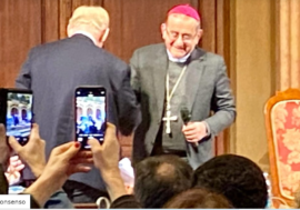 L’arcivescovo di Milano Mario Delpini incontra i giornalisti