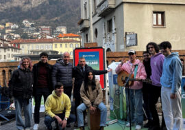 Como, alla Stazione Lago inaugurato Totem Openstage per esibizioni gratuite di artisti e musicisti 
