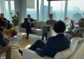 Regione Lombardia, il governatore Attilio Fontana incontra il Premio Nobel per la Pace Mhammad Yunus