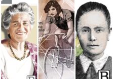 Francobolli di Poste Italiane dedicate a tre grandi donne: Elena Gianini Belotti, Maria Plozner Mentil e Alfonsina Strada