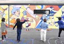 Milano, al Centro Crespi Sport Village inaugurato il murale “I Valori della Vita”