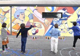 Milano, al Centro Crespi Sport Village inaugurato il murale “I Valori della Vita”