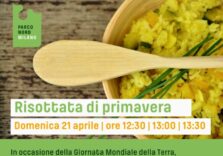 Milano, risottata di primavera al Parco Nord per festeggiare la “Giornata Mondiale della Terra”