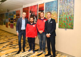 L’arte per correre oltre l’autismo: la mostra di Jacopo Munegato a Palazzo Pirelli di Milano