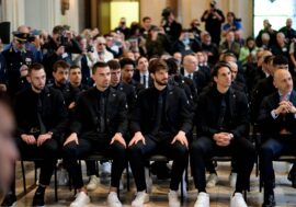 Milano, a Palazzo Marino il sindaco Sala consegna l’Ambrogino d’Oro all’Inter