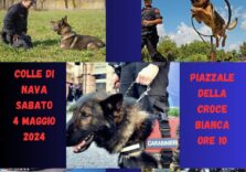 Giornata della Legalità, i bambini di Pornassio incontrano i Carabinieri del Nucleo Cinofilo