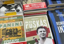 “Ferenc Puskas il campione dei due mondi”: il libro di Claudio Minoliti in bella mostra al Salone del Libro di Torino