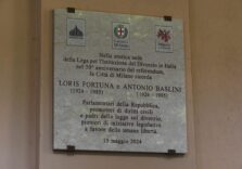 A 50 anni dal referendum sul divorzio Milano ricorda Loris Fortuna e Antonio Baslini con una targa a Porta Vigentina