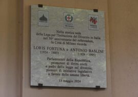 A 50 anni dal referendum sul divorzio Milano ricorda Loris Fortuna e Antonio Baslini con una targa a Porta Vigentina