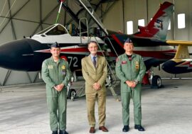 Il governatore lombardo Attilio Fontana visita a Ghedi il 6° Stormo dell’Aeronautica Militare