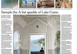 Gli elogi del New York Times al Lago di Como