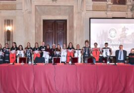 Presentata a Palazzo Marino la squadra femminile di basket Repower Sanga Milano per la Stagione 2024-25 Serie A/2