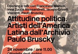 Milano, le opere di Paulo Bruscki in mostra alla Cittadella degli Archivi