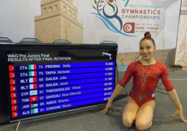 Trascinata da Sofia Frenna del Geas Ginnastica la Nazionale azzurra brilla ai Giochi del Mediterraneo in Tunisia